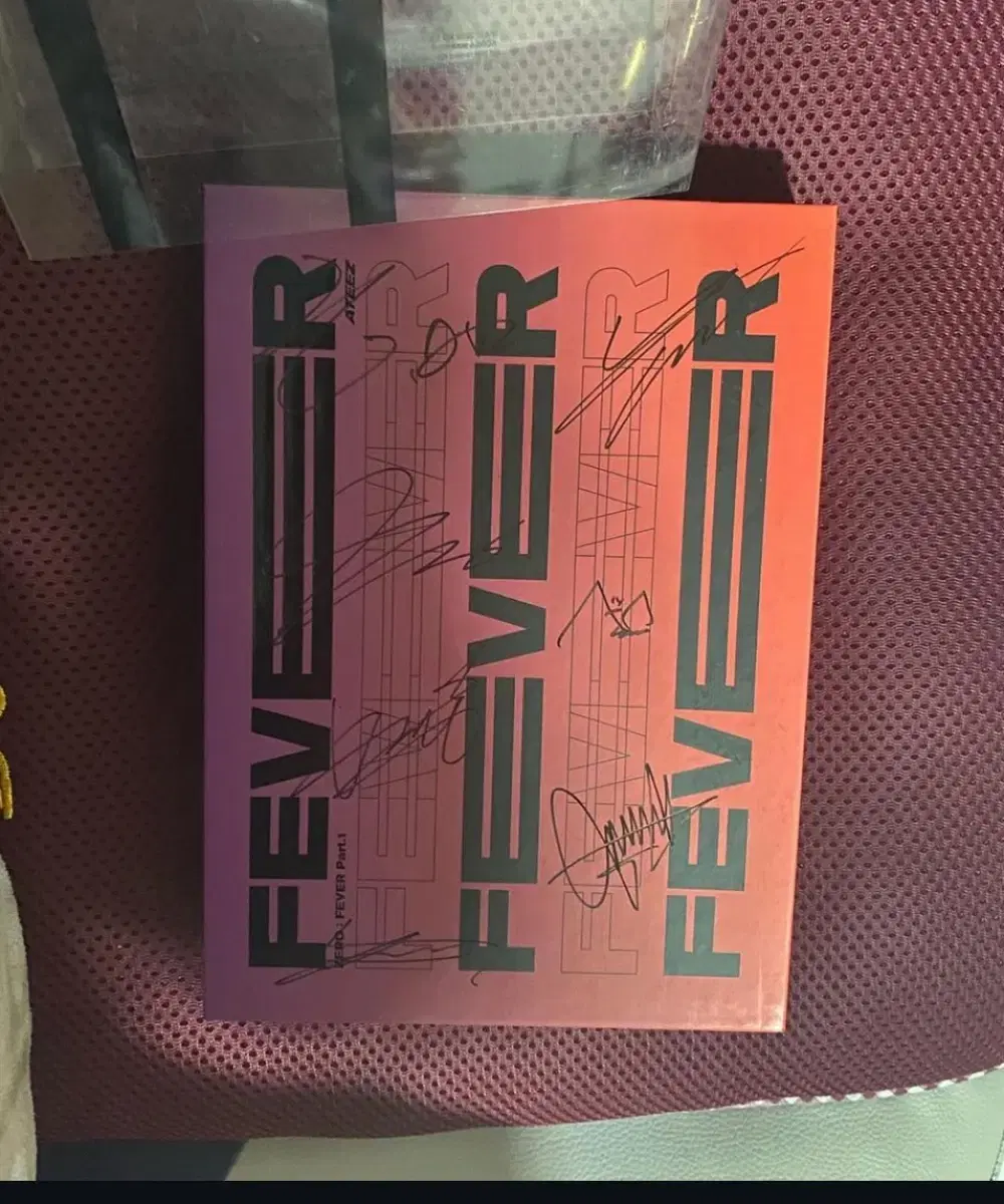 ateez 에이티즈 피버 친필 싸인앨범 판매 fever ㅂㅁ